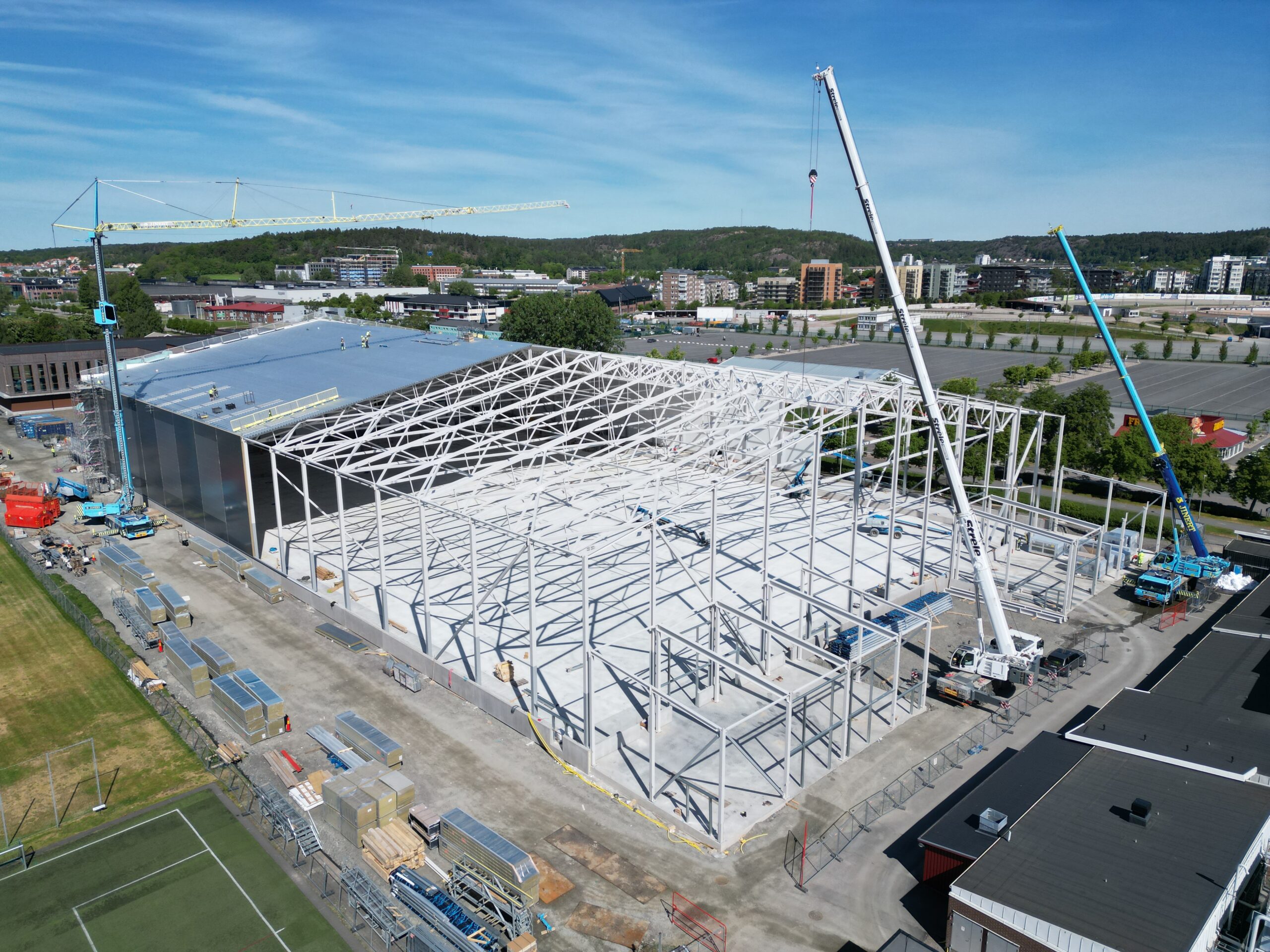 Åby bandyhall in buildingphase